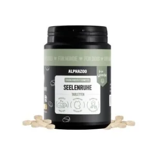 ALPHAZOO Seelenruhe Anti-Stress Tabletten für Hunde 180 g