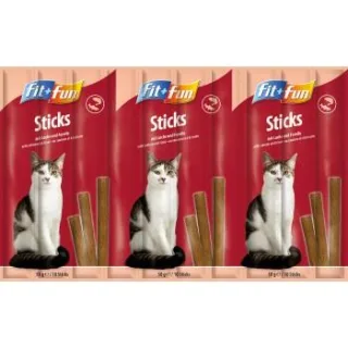 FIT+FUN Sticks 25x10 Stück Lachs und Forelle