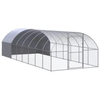 VidaXL Hühnerstall / Geflügelstall mit Dach 3 m, 8 m, 2 m