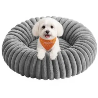 FEANDREA Hundebett,Katzenbett, Hundekörbchen, Hundekissen waschbar M