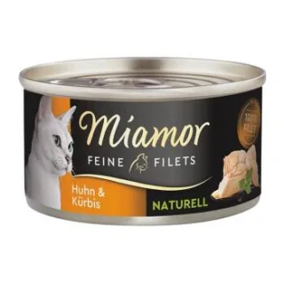 Miamor Feine Filets Naturelle Huhn und Kürbis 48x80 g