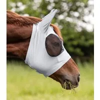Waldhausen Fliegenmaske Puck, silbergrau - Pony
