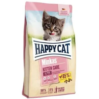 HAPPY CAT Minkas Trockenfutter Katze, Kitten, Care, Geflügel 2x10 kg