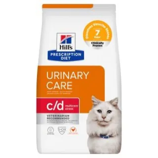 Hill's Prescription Diet c/d Urinary Stress Urinary Care Huhn 2x3 kg