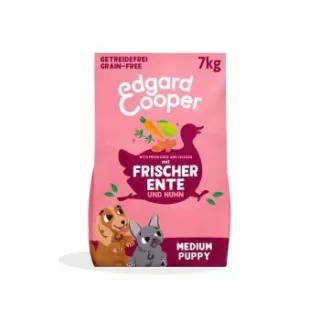 Edgard & Cooper Hundefutter, Junior, Ente und frisches Freilandhuhn 7 kg