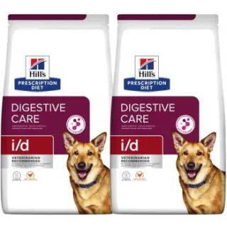 Hill's Prescription Diet i/d Trockenfutter für Hunde, Adult, mit Huhn zur Unterstützung der Verdauung 2x12 kg