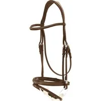 Stübben Trensenzaum 2700 Pro-Jump, englisch-kombiniert mit Slide&Lock Verschluss, ebony - VB