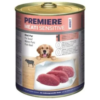 PREMIERE Meati Sensitive Pur Nassfutter Hund, Adult, Rind pur 12x800 g