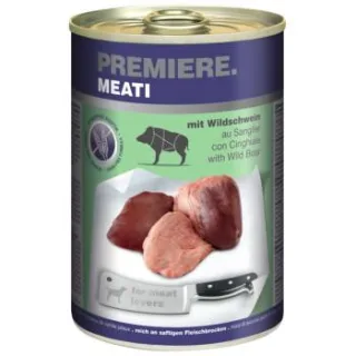 PREMIERE Meati Nassfutter Hund, Adult, Wildschwein 24x400 g
