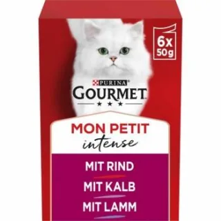 GOURMET Mon Petit Intense mit Rind, Kalb, Lamm 48x50 g