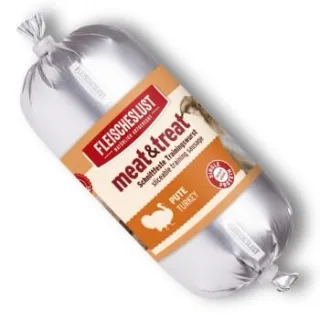 Fleischeslust Trainingswurst meat & treat Pute 15x200g