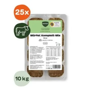 BARFER'S Würfel: Komplett-Mix Rind 25x400 g