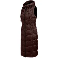E·L·T Lightweight Longweste Ostende , mahagoni - XXL
