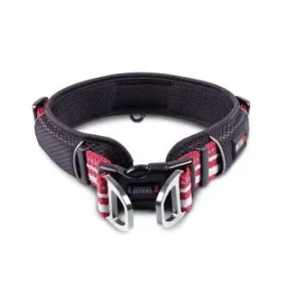 Wolters Active Pro Halsband Halsband Hundehalsband rot/ silber XL