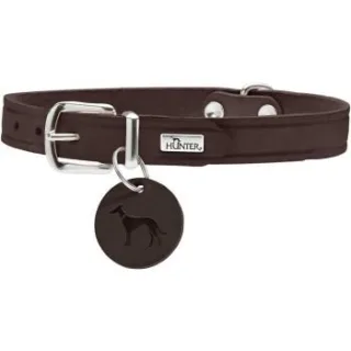 Hunter Halsband Aalborg dunkelbraun 60 cm