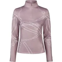 PIKEUR Shirt Zip, rosiges Flieder - 34