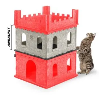 Canadian Cat Company Filz Katzenburg Felty Fort beige