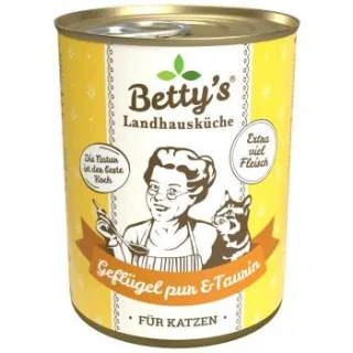 Betty's Landhausküche Geflügel pur & Taurin 6x800 g